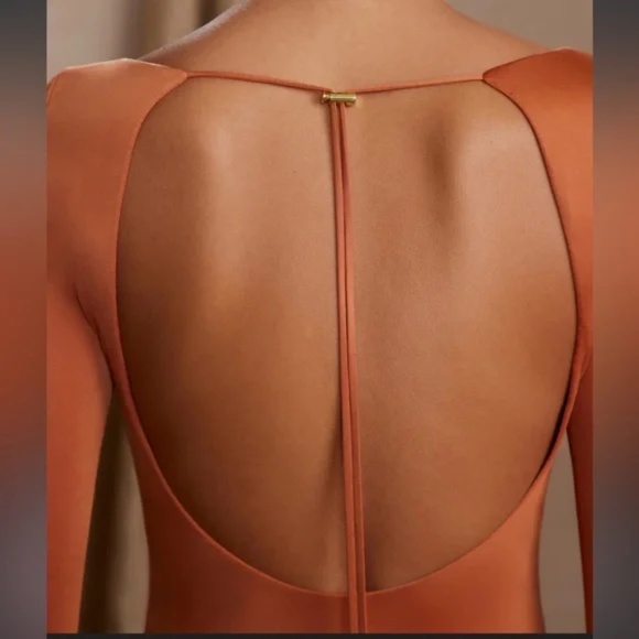 NWT Oh Polly Cosette Long Sleeve Cut Out A-Line Mini Dress - Picture 2 of 9